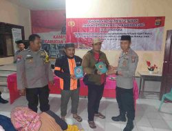 Sambangi Warga Kedaung, Sat Binmas Polresta Bandar Lampung Berikan Penyuluhan Terkait Paham Radikalisme dan Intoleransi