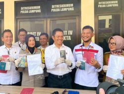 Kabid Rehsos Dinsos Lampung Yulya Elva Hadiri Konpers Pengungkapan Kasus TPPO di Polda Lampung, Dua Orang Jadi Tersangka
