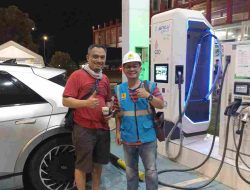 Stasiun Pengisian Kendaraan Listrik Umum (SPKLU) di Setiap Rest Area Jalan Tol Trans Sumatera (JTTS) Buat Pemudik Senang