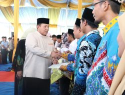 Gubernur Arinal Djunaidi Hadiri Pengajian Akbar di Kabupaten Tulangbawang dan Berikan Sejumlah Bantuan