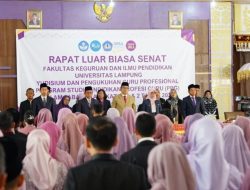 Unila Gelar Yudisium dan Pengukuhan Guru Profesional PPG 2023