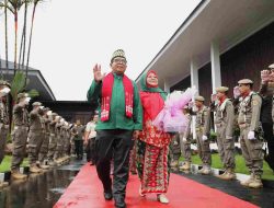 Pemprov Lampung Gelar Pelepasan Pj. Gubernur Lampung Samsudin dan Pj. Ketua Tim Penggerak PKK Provinsi Lampung Ibu Maidawati Retnoningsih