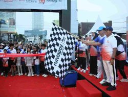 Penjabat Gubernur Lampung Samsudin Melepas Peserta Bank Lampung Run 2025