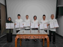 Komitmen Wujudkan Masyarakat Pesawaran yang Harmonis dan Kondusif, Bupati Teken Penandatanganan Nota Kesepahaman Bersama Forkopimda