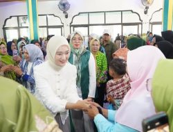 Wagub Jihan Nurlela Tinjau Pasar Murah PW Muslimat NU di Natar, Bantu Warga Dapatkan Kebutuhan Pokok