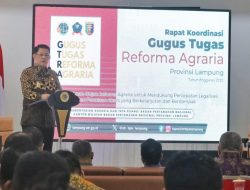 Pemprov Lampung Dorong Sinergi Stakeholder dalam Reforma Agraria Berbasis Desa