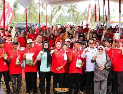 GNTI Panen Raya Jagung di Pesawaran, Serahkan Bantuan untuk Petani