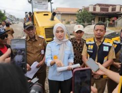 Wagub Jihan Nurlela Tinjau Perbaikan Ruas Jalan Pringsewu–Pardasuka,  Pastikan Akses Transportasi tetap Aman dan Lancar