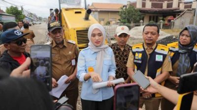 Wagub Jihan Nurlela Tinjau Perbaikan Ruas Jalan Pringsewu–Pardasuka,  Pastikan Akses Transportasi tetap Aman dan Lancar